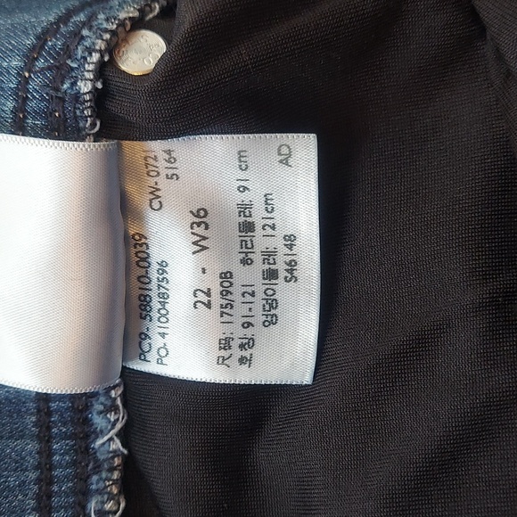 ➕️ Levi Strauss Signature Shaping Pullon Super Skinny Size 22 Jeans - Picture 5 of 8